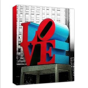 Philadelphia love park ready to hang canvas